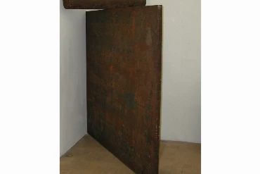 Richard Serra, Roll-on, 1986 91.4 x 20.3 cm (152,4 x 152.4 cm) Hot rolled steel plate and cylinder